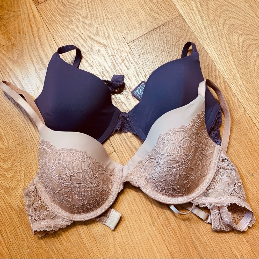 2 Gap Body 32B favorite t-shirt bras